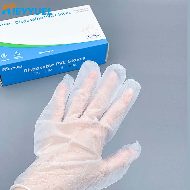 Zubar da PVC safofin hannu